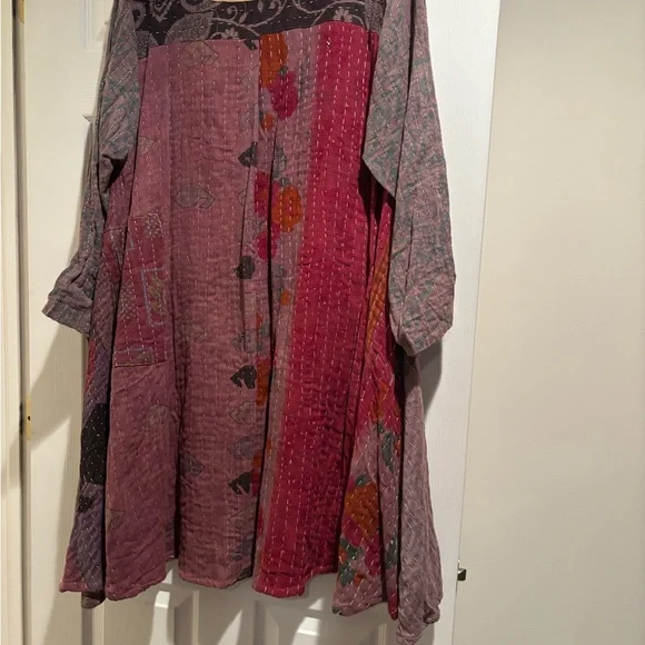 NWT Multicolor Boho Dress/Shirt - Picture 11 of 13